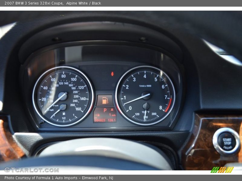 Alpine White / Black 2007 BMW 3 Series 328xi Coupe