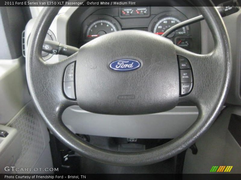 Oxford White / Medium Flint 2011 Ford E Series Van E350 XLT Passenger