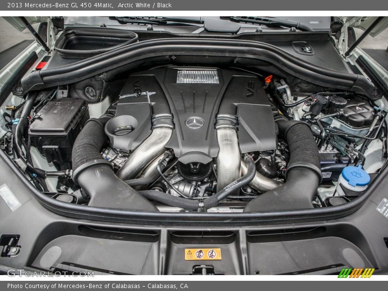 Arctic White / Black 2013 Mercedes-Benz GL 450 4Matic