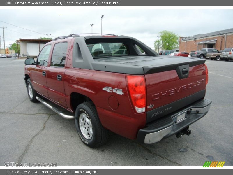 Sport Red Metallic / Tan/Neutral 2005 Chevrolet Avalanche LS 4x4