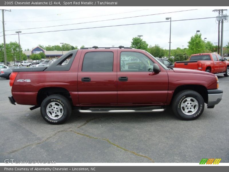 Sport Red Metallic / Tan/Neutral 2005 Chevrolet Avalanche LS 4x4