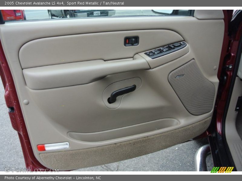 Sport Red Metallic / Tan/Neutral 2005 Chevrolet Avalanche LS 4x4