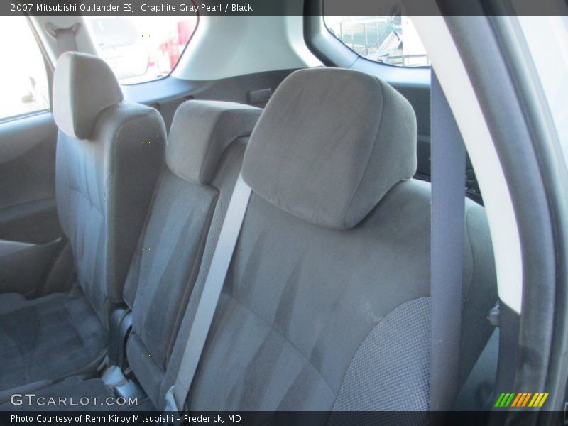 Graphite Gray Pearl / Black 2007 Mitsubishi Outlander ES