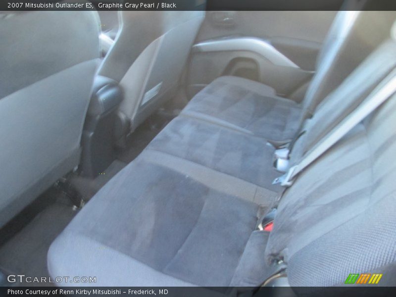 Graphite Gray Pearl / Black 2007 Mitsubishi Outlander ES