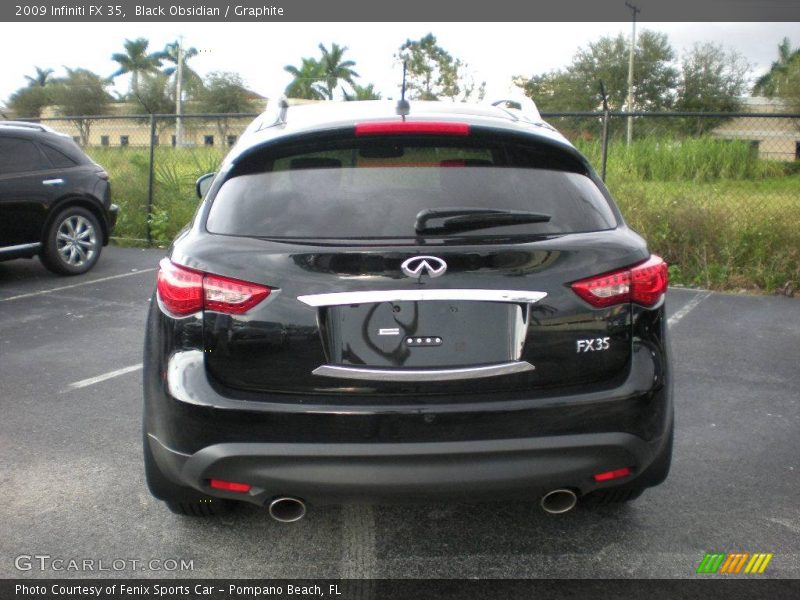 Black Obsidian / Graphite 2009 Infiniti FX 35