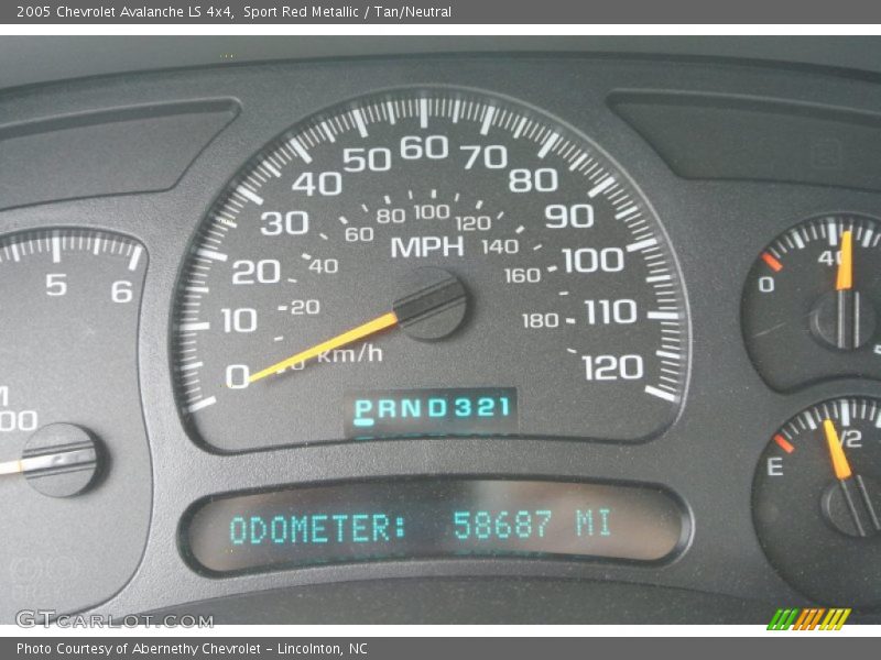 Sport Red Metallic / Tan/Neutral 2005 Chevrolet Avalanche LS 4x4