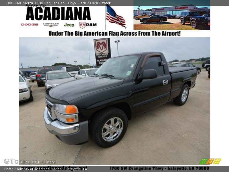 Onyx Black / Dark Pewter 2006 GMC Sierra 1500 Regular Cab