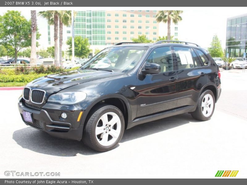 Jet Black / Black 2007 BMW X5 3.0si