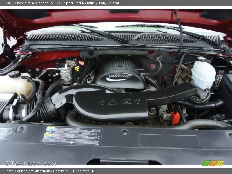 Sport Red Metallic / Tan/Neutral 2005 Chevrolet Avalanche LS 4x4
