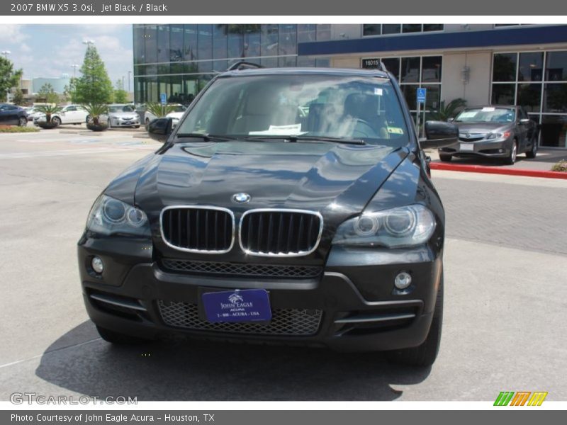 Jet Black / Black 2007 BMW X5 3.0si