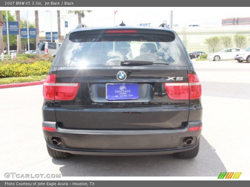 Jet Black / Black 2007 BMW X5 3.0si