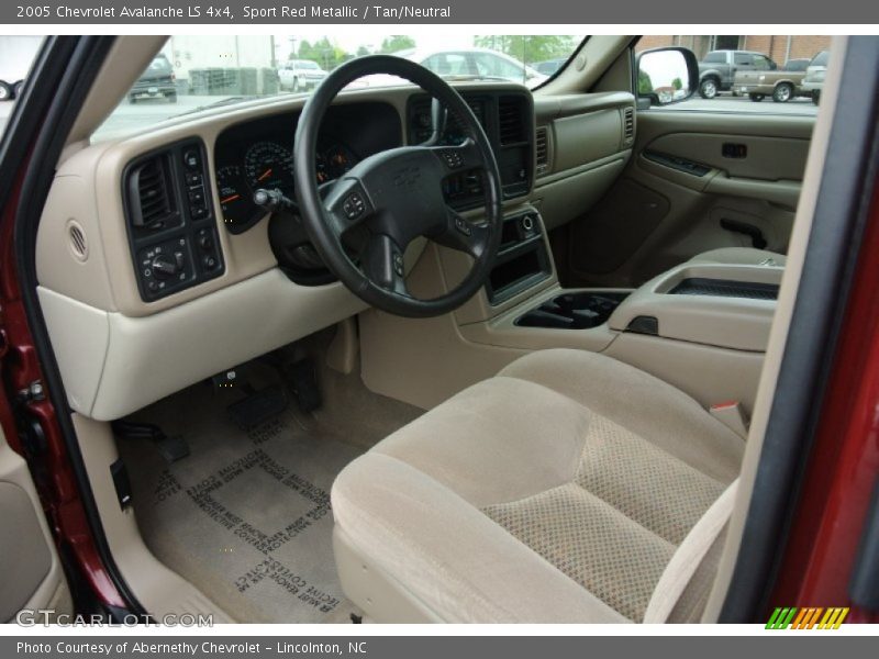 Sport Red Metallic / Tan/Neutral 2005 Chevrolet Avalanche LS 4x4