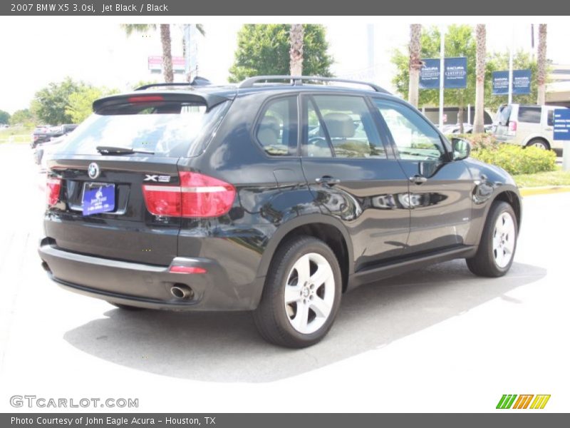 Jet Black / Black 2007 BMW X5 3.0si