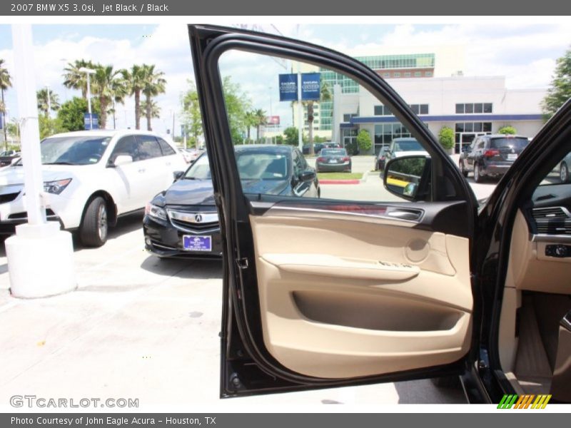 Jet Black / Black 2007 BMW X5 3.0si