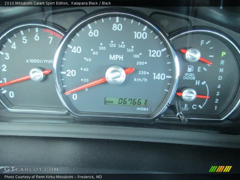 Kalapana Black / Black 2010 Mitsubishi Galant Sport Edition
