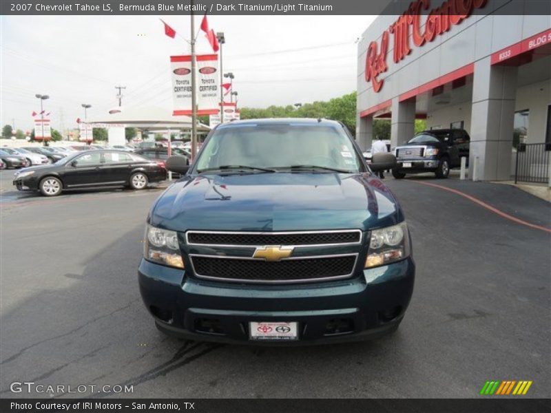 Bermuda Blue Metallic / Dark Titanium/Light Titanium 2007 Chevrolet Tahoe LS