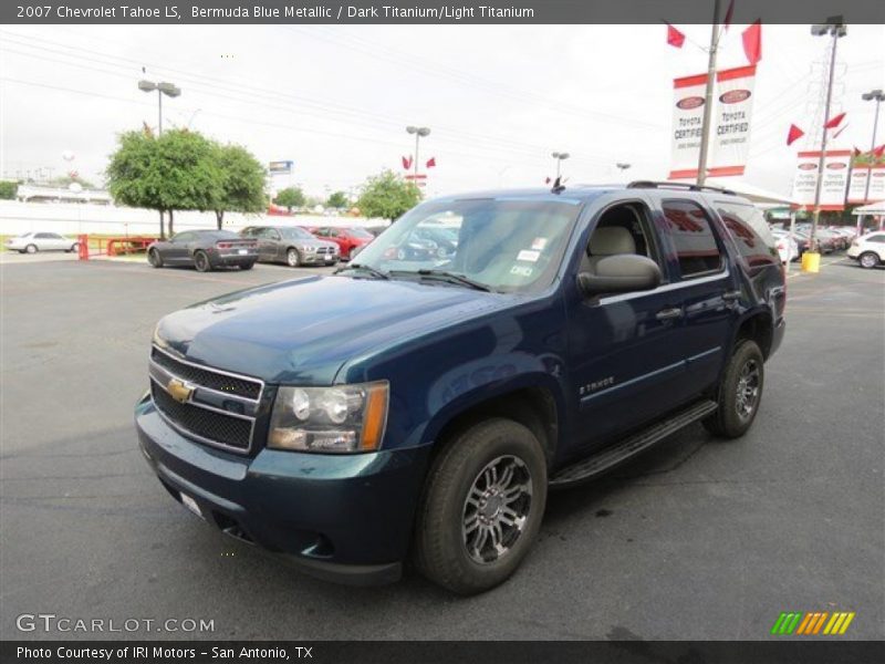 Bermuda Blue Metallic / Dark Titanium/Light Titanium 2007 Chevrolet Tahoe LS