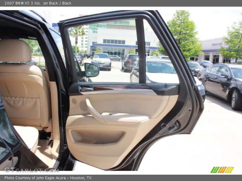 Jet Black / Black 2007 BMW X5 3.0si