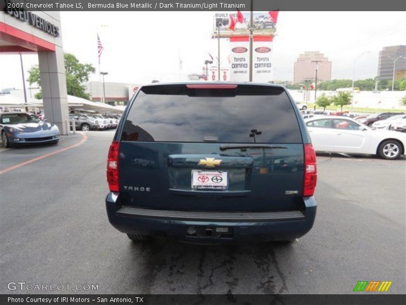 Bermuda Blue Metallic / Dark Titanium/Light Titanium 2007 Chevrolet Tahoe LS