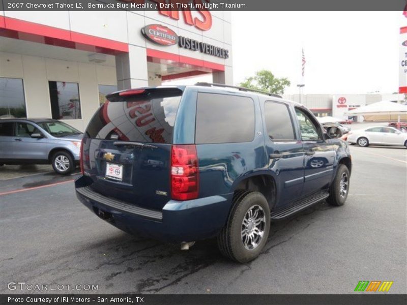 Bermuda Blue Metallic / Dark Titanium/Light Titanium 2007 Chevrolet Tahoe LS