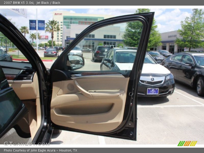 Jet Black / Black 2007 BMW X5 3.0si