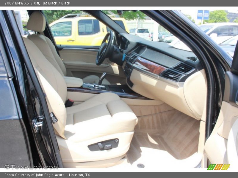 Jet Black / Black 2007 BMW X5 3.0si