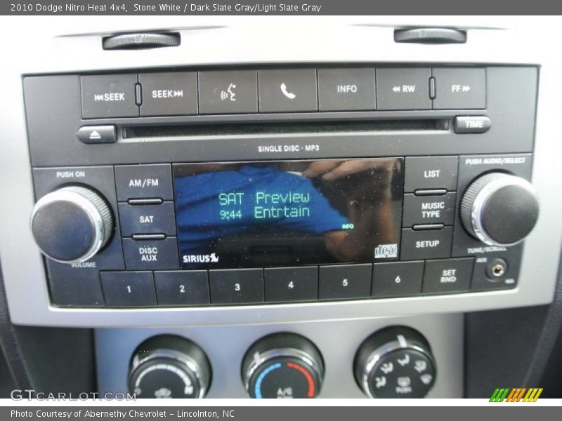Audio System of 2010 Nitro Heat 4x4