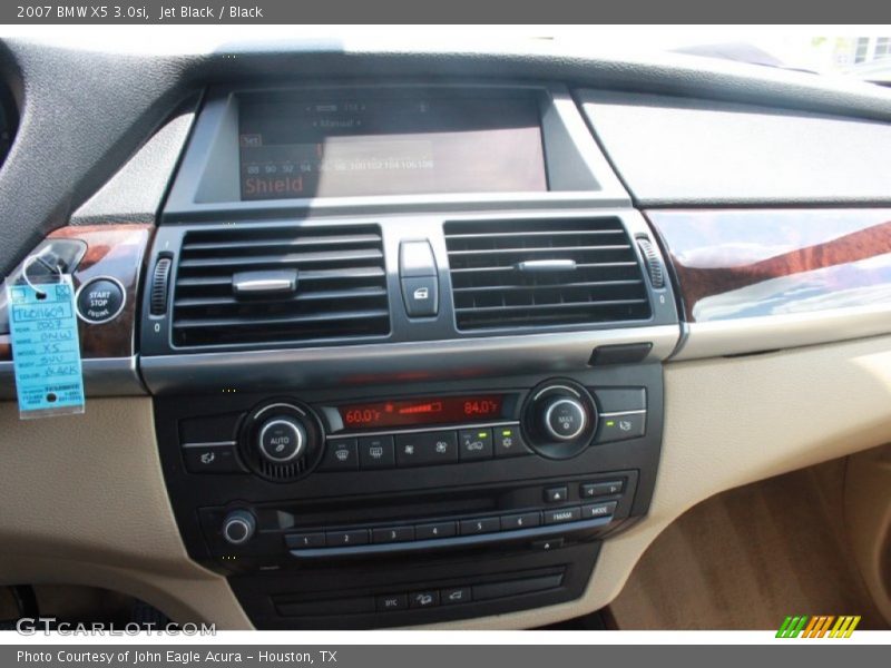 Jet Black / Black 2007 BMW X5 3.0si