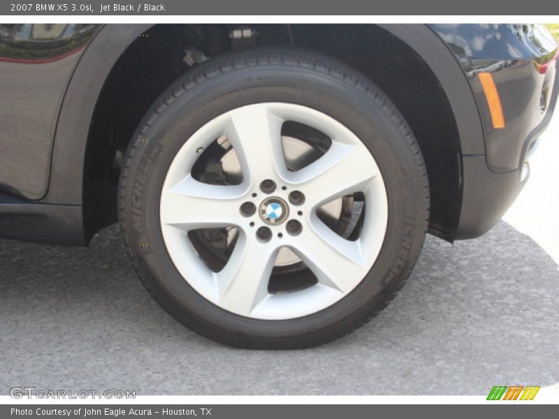 Jet Black / Black 2007 BMW X5 3.0si