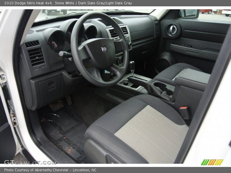 Stone White / Dark Slate Gray/Light Slate Gray 2010 Dodge Nitro Heat 4x4
