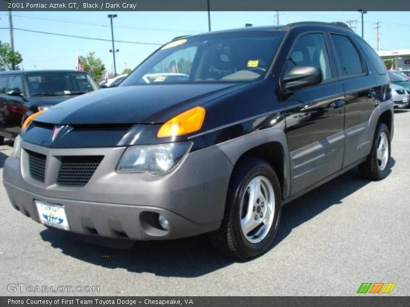 Black / Dark Gray 2001 Pontiac Aztek GT