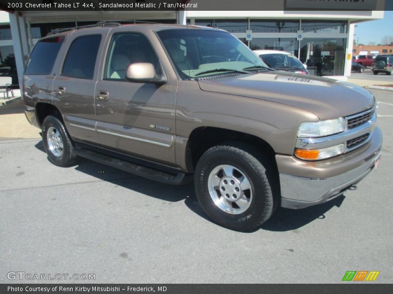 Sandalwood Metallic / Tan/Neutral 2003 Chevrolet Tahoe LT 4x4