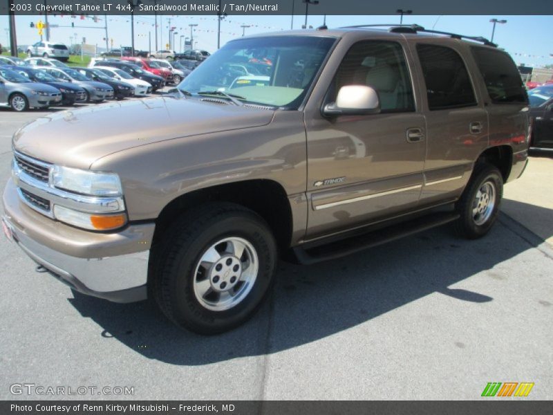 Sandalwood Metallic / Tan/Neutral 2003 Chevrolet Tahoe LT 4x4