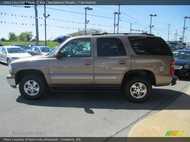 Sandalwood Metallic / Tan/Neutral 2003 Chevrolet Tahoe LT 4x4