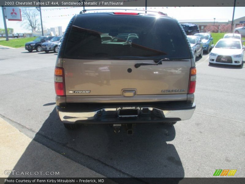 Sandalwood Metallic / Tan/Neutral 2003 Chevrolet Tahoe LT 4x4