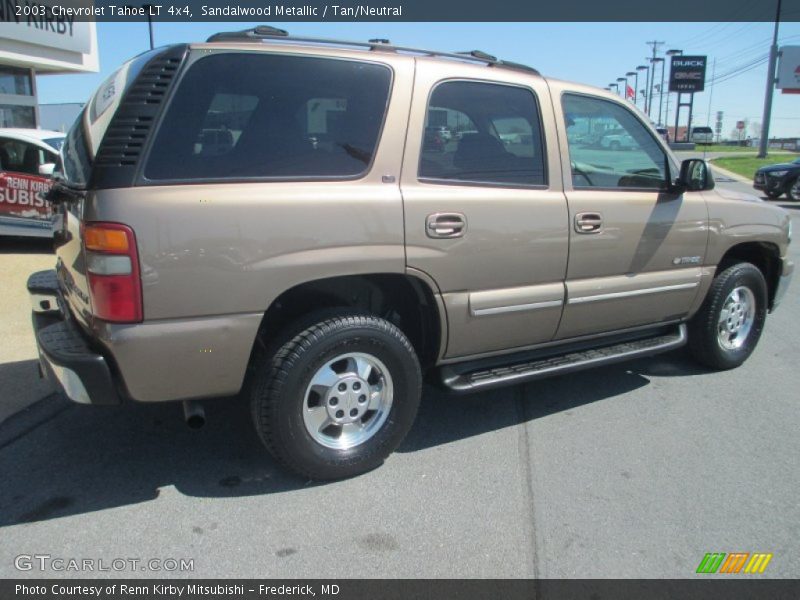 Sandalwood Metallic / Tan/Neutral 2003 Chevrolet Tahoe LT 4x4
