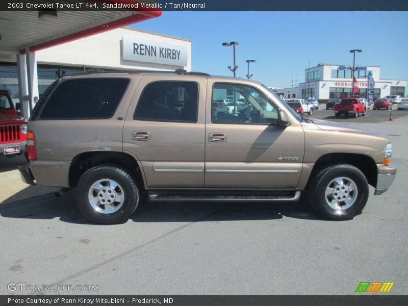 Sandalwood Metallic / Tan/Neutral 2003 Chevrolet Tahoe LT 4x4