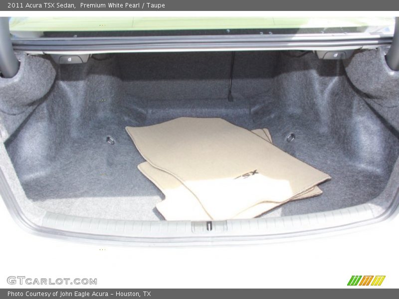 Premium White Pearl / Taupe 2011 Acura TSX Sedan