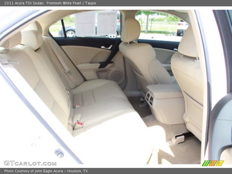 Premium White Pearl / Taupe 2011 Acura TSX Sedan