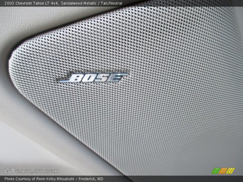 Sandalwood Metallic / Tan/Neutral 2003 Chevrolet Tahoe LT 4x4
