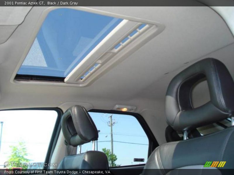 Black / Dark Gray 2001 Pontiac Aztek GT