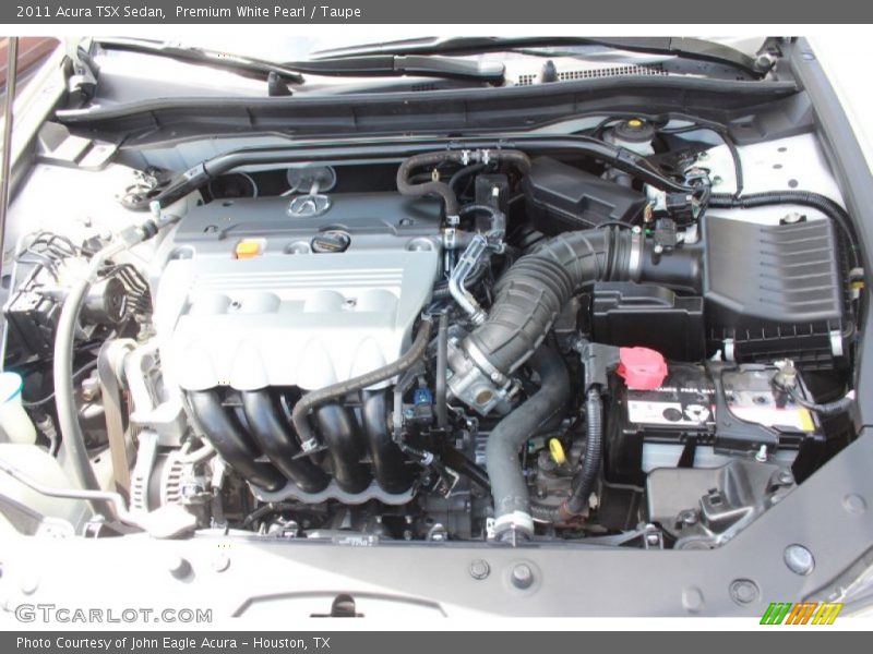 Premium White Pearl / Taupe 2011 Acura TSX Sedan