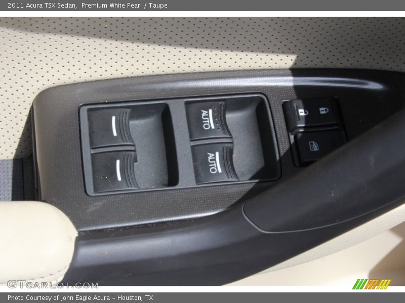 Premium White Pearl / Taupe 2011 Acura TSX Sedan