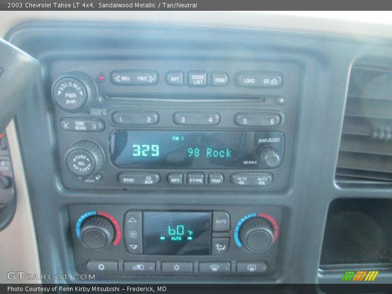 Sandalwood Metallic / Tan/Neutral 2003 Chevrolet Tahoe LT 4x4