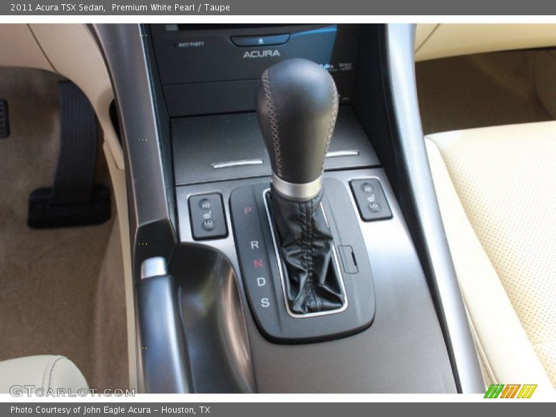 Premium White Pearl / Taupe 2011 Acura TSX Sedan