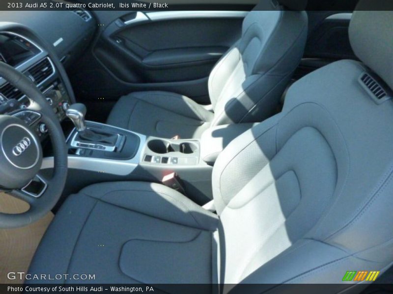 Ibis White / Black 2013 Audi A5 2.0T quattro Cabriolet