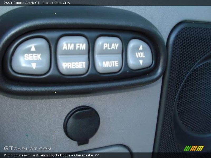 Black / Dark Gray 2001 Pontiac Aztek GT