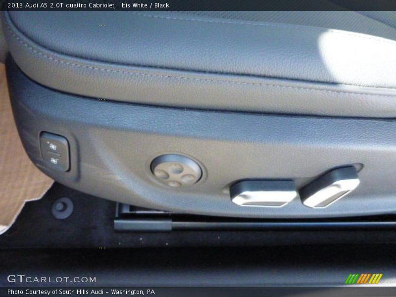 Ibis White / Black 2013 Audi A5 2.0T quattro Cabriolet