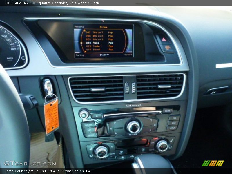 Ibis White / Black 2013 Audi A5 2.0T quattro Cabriolet