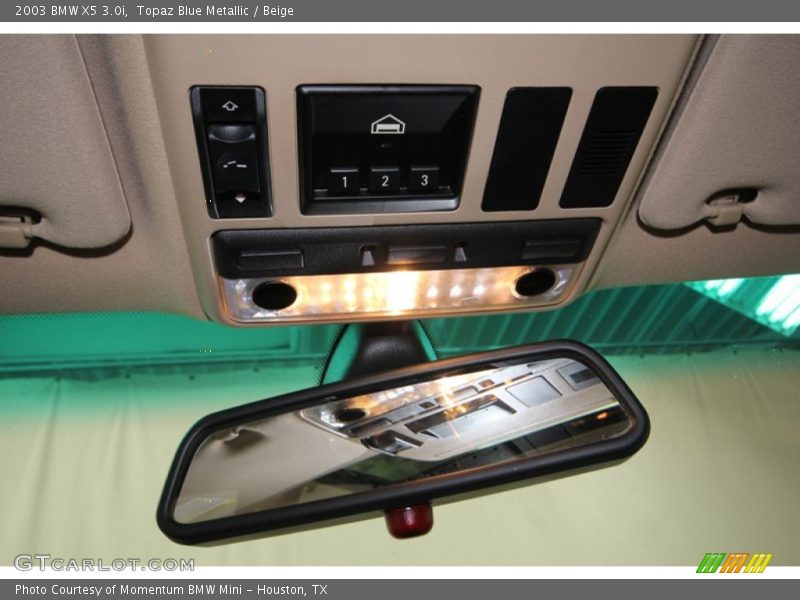 Topaz Blue Metallic / Beige 2003 BMW X5 3.0i